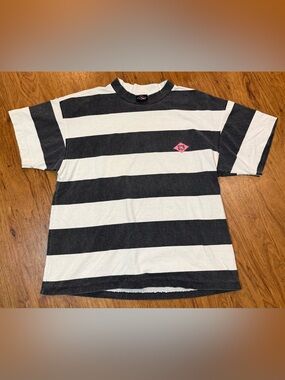 Vintage 80’s Gotcha Surf Stripe Shirt Skate Grunge Style 100% Authentic